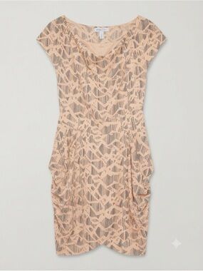 BCBGeneration Geometric Pattern Tulip Skirt Dress | Size M